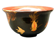 bowl with painting 