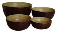 set of 4 salad bowls