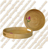 bamboo round tray