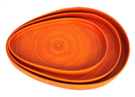  Mango tray-orange color from Vietnamese traditional bamboo