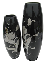 set of 2 high vases