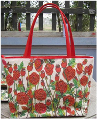 Vietnam Handbag with flower print