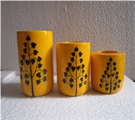 set of 3 candle holders