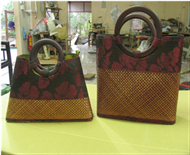 Vietnam Bamboo & Jute handbag