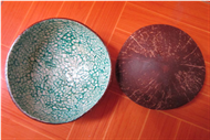 lacquer coconut bowl