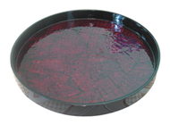 round tray with MOP inlay