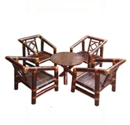 set of round table & 4 chairs