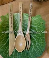 set of spoon, fork & knife