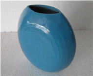 spun bamboo vase