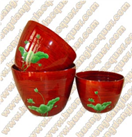 set of 3 bamboo bowls