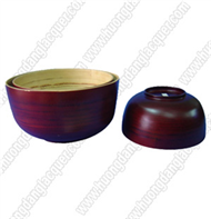 set of 3 bamboo bowls