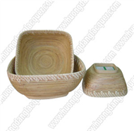 set of 3 square bowls