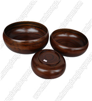 set of 3 bamboo bowls