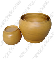 set of 3 bamboo bowls