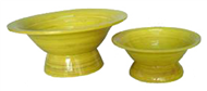 set of 2 bamboo bowls