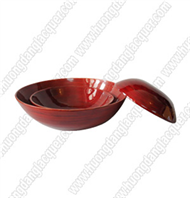 set of 3 bamboo bowls