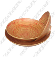 set of 3 bamboo bowls