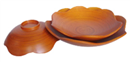 set of 3 bamboo bowls