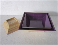 set of 3 square bowls