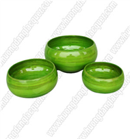 set of 3 bamboo bowls