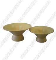 set of 2 bamboo bowls