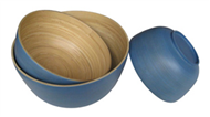 set of 3 bamboo bowl