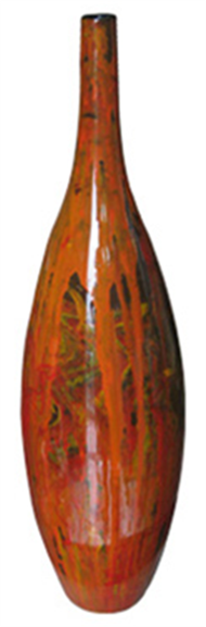 Lacquer vase 