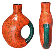 Lacquer vase 