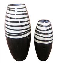 set of 2 bomb vases