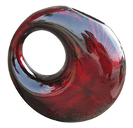 moon lacquer vase