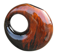 moon lacquer vase