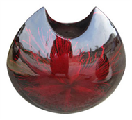 moon lacquer vase