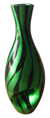 Lacquer vase