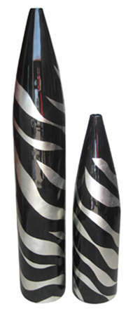 set of 2 bomb vases