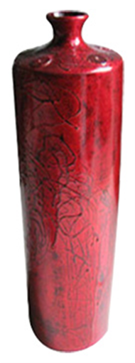 Lacquer vase