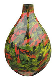 Lacquer vase