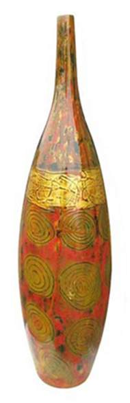 Lacquer vase